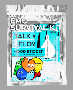 an emotional survival kit set that includes a stress relieving toy and tips card that help students to relax, express their feelings and regulate their emotions