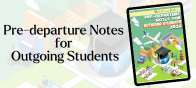 Pre-departure Notes for Outgoing Students